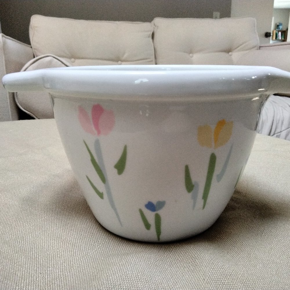 Vintage 1990’s Studio Nova Fresh Mint, Bake & Serve Batter Bowl w/Handle Japan